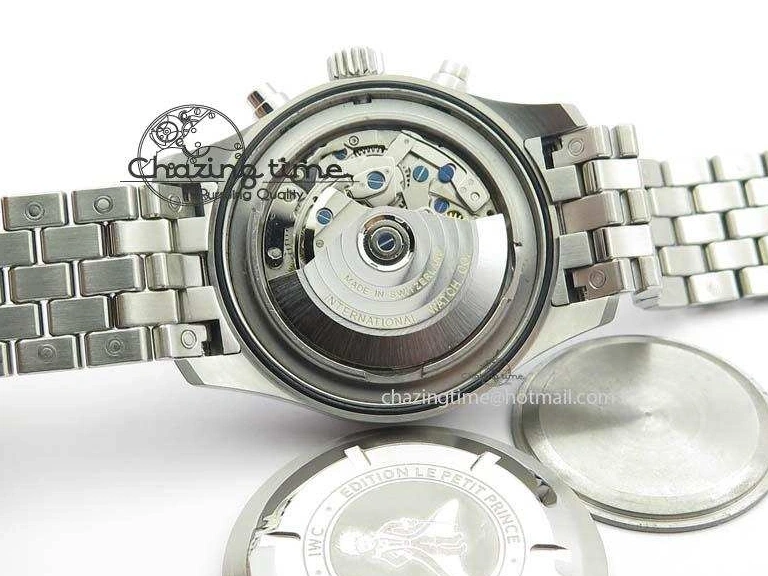 MIROTIME 0519 UrbanChic Pilot Chrono 2016 IW377714 ZF 1:1 Best Edition Blue Dial On SS Bracelet A7750 V 7272